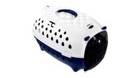 Travel Pet Carrier White Blue