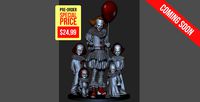Pennywise 3D Printing Diorama
