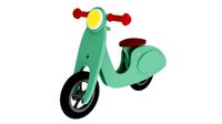 Green Scooter Balance Bike