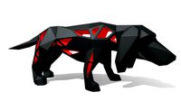 Voronoi Dog Basset Hound