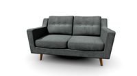 SOFA 2 PUESTOS DUBLIN T. VARENA 13 GRIS CENIZA