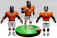 American Football Character Touchdown 05A