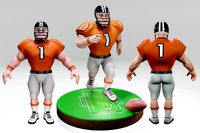 American Football Character Touchdown 05