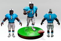 American Football Character Touchdown 03A