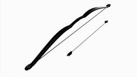 Plastic Bow With Arrow