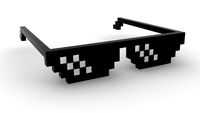 Deal with it glasses 3D Model