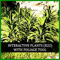 Interactive plants with foliage tool for UE5 (3DVEZ R22)
