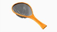 Wooden fly fishing net
