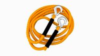 Towing Rope With Metal Hooks