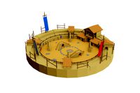 Low Poly Gladiator Arena
