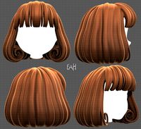 Base Hair for girl V49