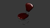Chair Leather Fine Aged (Low-poly for game dev) (339852)