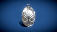 Spiderman Head Keychain Platinum