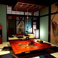 Japanese dojo and rooms