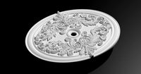 Ceiling rosette of the Baroque period (334899)