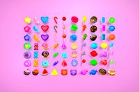 Cartoon Cute Candy Sweet Donut Paradise Package