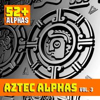 Aztec Alpha Brushes Volume 3