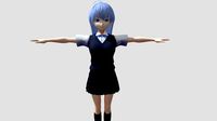 【Anime Character】Rei (Unity 3D)