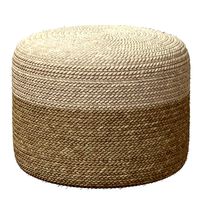 Agro Richer Home Decor Round Jute Pouf Bean Bag