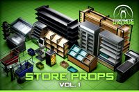 Grocery Store Furniture Pack Vol. 1