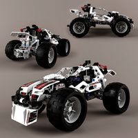 Lego Technic QuadBike Alternative Model 3D Model
