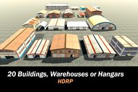20 Buildings, Warehouses, HDRP