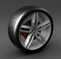 S5 wheel 3D Model