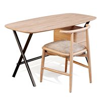 Writing Set Meridiani Desk Jasper and Chair Emilia (341028)
