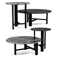 Frigerio Salotti Mocki Coffee and Side Tables Set 03 (341025)