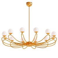 7207 Brass Papillon Chandelier (341065)