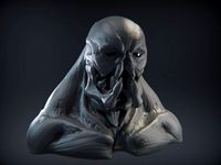demon head sculpt 04
