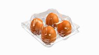 egg plastic package 4 eggs