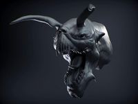 demon head sculpt 13