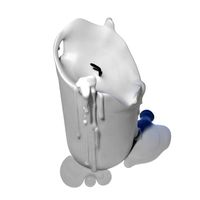 3d candle model 010 - movie and game ready