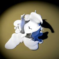 3d candle melted model 007 - movie and game ready