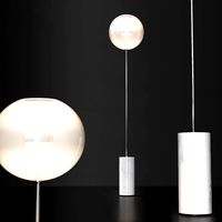 floor lamp g c bolle soffio long frost silver