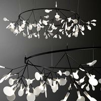 chandelier moooi heracleum big o small black