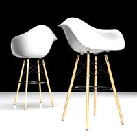 eames daw bar plastic side chairs