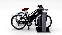 electric bicycle and station black