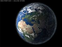 Globe Earth 3D Model