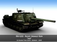 isu-122 - 316 - soviet heavy self-propelled