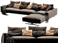 flexform campiello chaise lounge