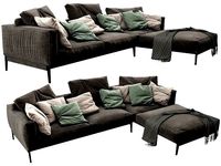 flexform romeo chaise lounge