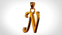 nautilus pompilius font n pendant