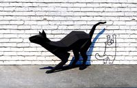 lowpoly cat sphynx 3d print model