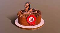 Horse Rider Winner Cake