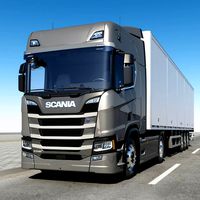 truck r 500 with trailer