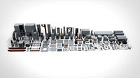 sci-fi architecture elements collection 20