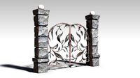 decorative metal gates pbr