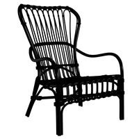 storsele ikea chair rattan bamboo black
